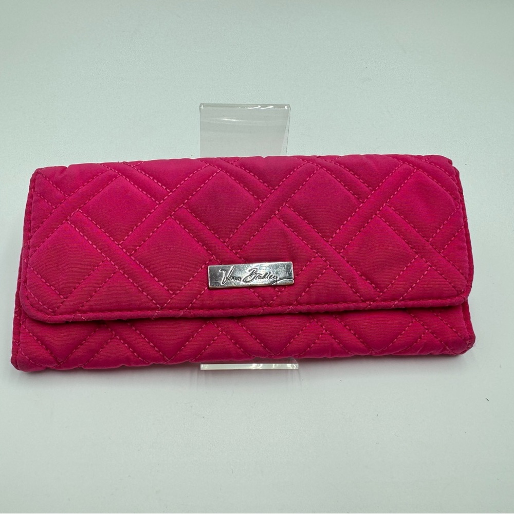 Vera Bradley Trifold Wallet in Fuchsia